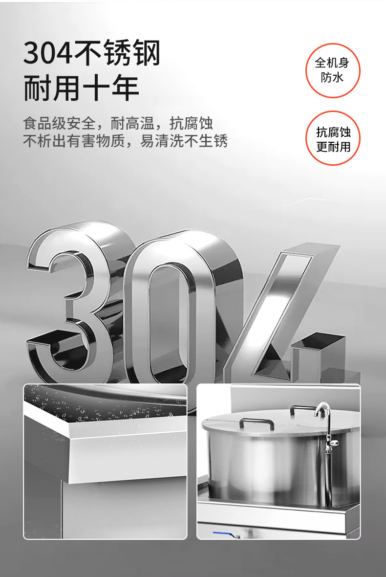 DB多宝视讯一体式汤炉304不锈钢